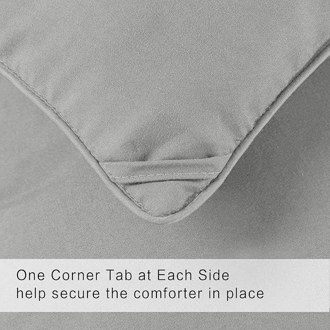 COHOME PremiumTwin XL Size Comforter, All-Season Quilted Down Alternative Duvet - Image 5
