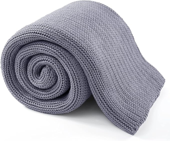 Guohaoi Knitted Weighted Blanket by GuohuoiHomeKitchen