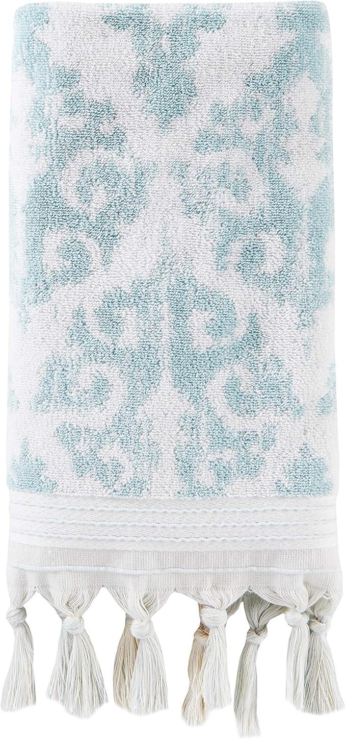 SKL Home Mirage Fringe 100% Turkish Cotton Hand Towel Set - Image 2