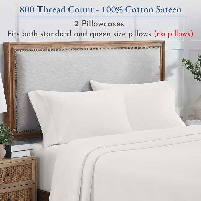 California Design Den Heirloom Soft, Smooth & Thick 800 Thread Count 100% - Image 4