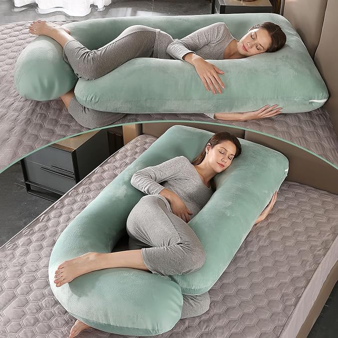 BATTOP Pregnancy Pillows for Sleeping, Full Body Maternity Pillow, Support for - Image 7