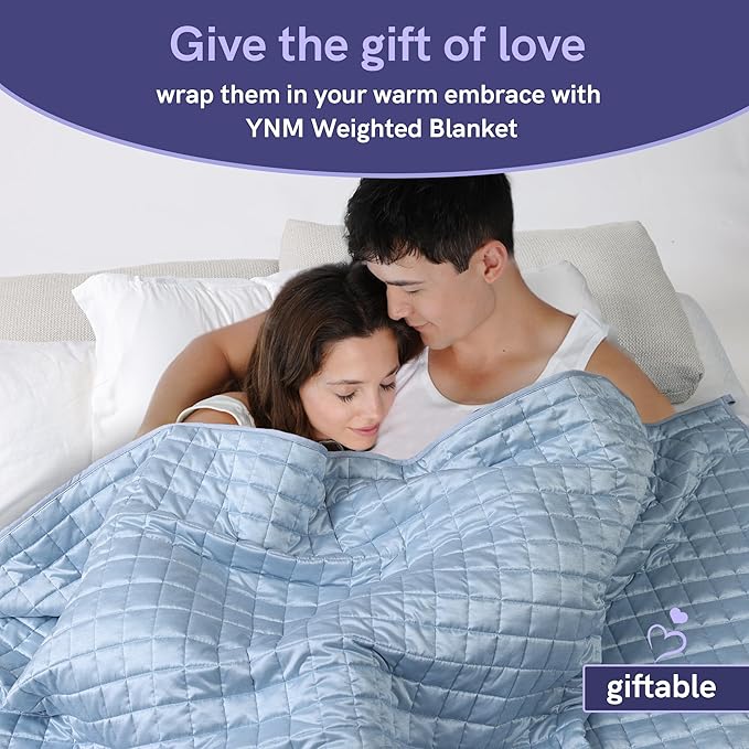 YnM Cooling Weighted Blanket for Adults, 20lbs Heavy Bed Throw Comforter - Image 7