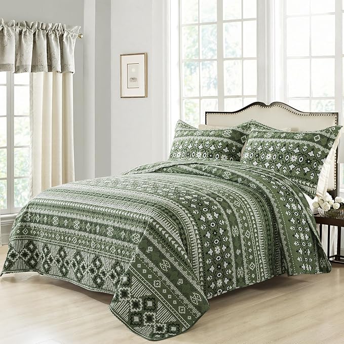 BEDIFANY Quilts King Size, Reversible Lightweight Bedspread - Image 2