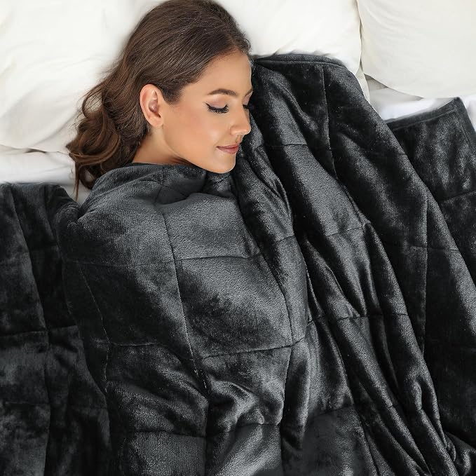 Alomidds Weighted Blanket Queen Size 15lbs 60x80 inches, Soft Plush Fleece - Image 7