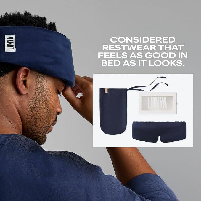 Lunya Washable Silk Sleeping Mask - Image 7