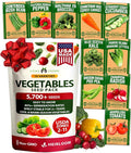 HOME GROWN 10 Variety Survival Seed Vault 2000+ USA Grown Heirloom Non-GMO by HOMEGROWN