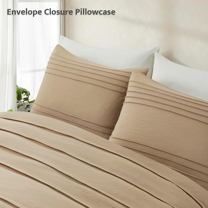 Oli Anderson Khaki Duvet Cover Queen Size - Image 6