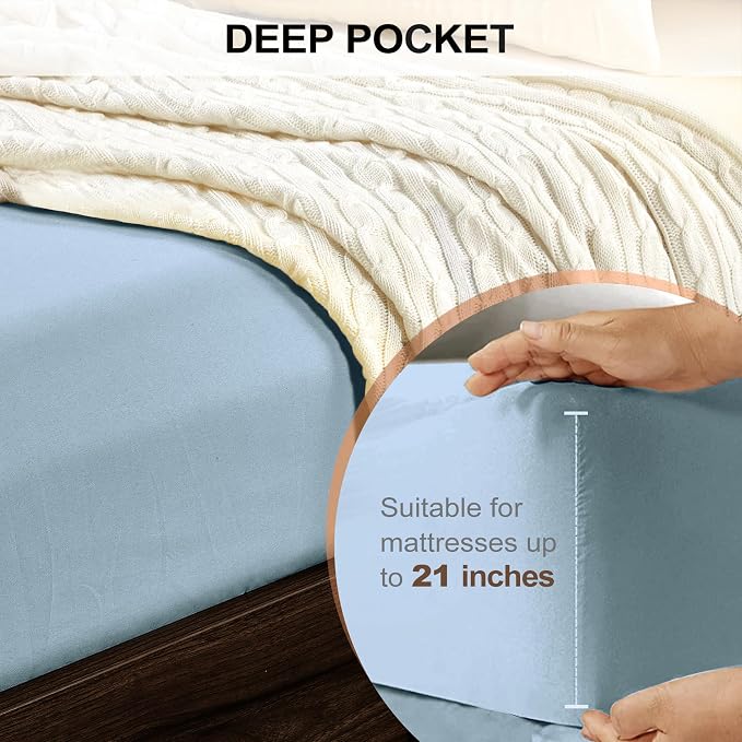 FreshCulture Queen Fitted Sheet Only - Image 4
