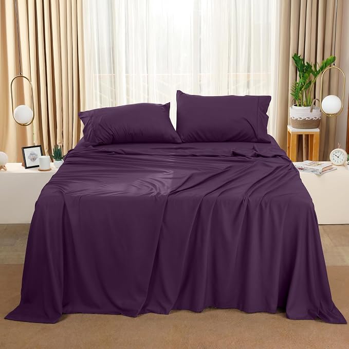 Utopia Bedding Full Sheet Set – 4 Piece Bed Sheets - Image 7