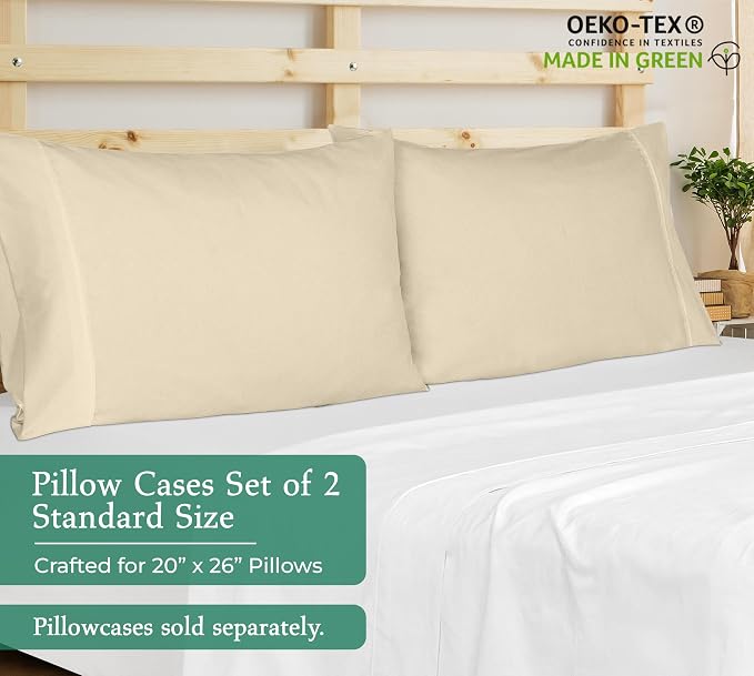 Royale Linens Standard Pillowcase Set of 2 - Image 2