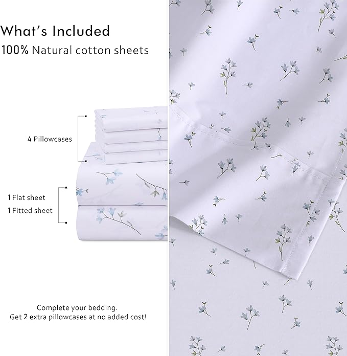 RUVANTI 6 Pcs Cotton Sheets - Image 4