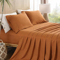 King Sheet Set 4 Piece, Soft Breathable Cooling Microfiber Bed Sheets by Dreava