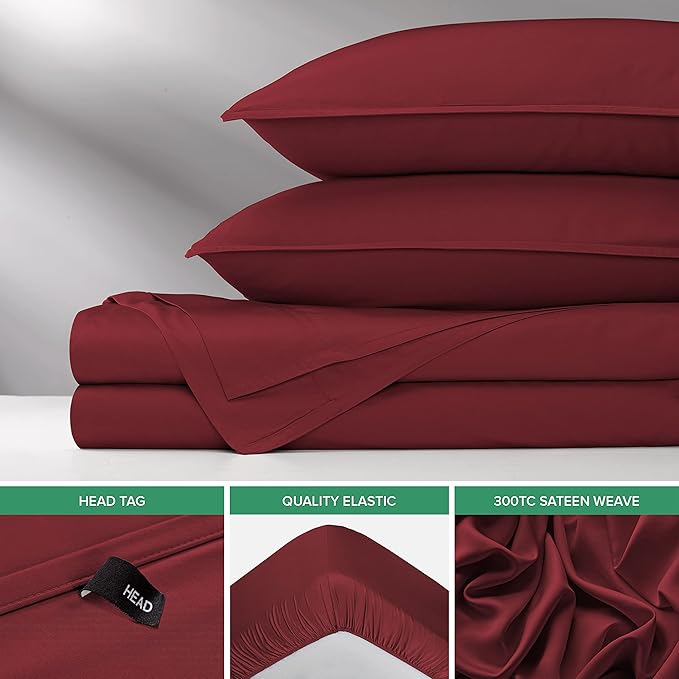 Pure Bamboo Full Sheets, Genuine 100% Organic Viscose Derived from Bamboo Bed - Image 6