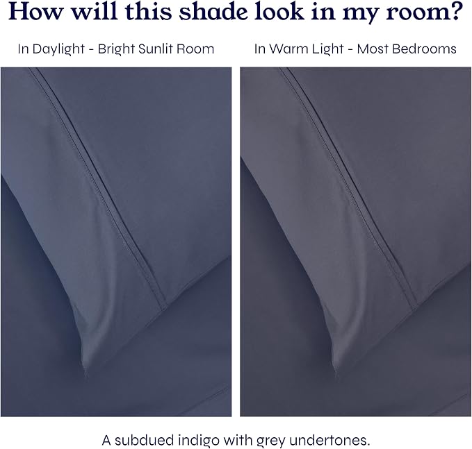 California Design Den Queen Size Fitted Sheet, Deep Pocket Soft 400 Thread - Image 4