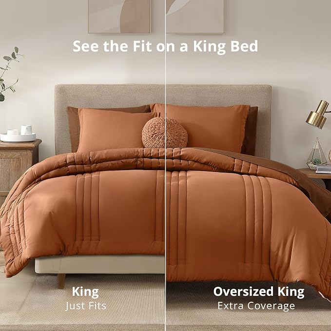 Monbix Oversized King Size Comforter Set - Image 7