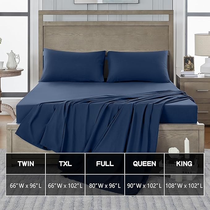 FreshCulture King Flat Sheets Only 2 Pack - Image 5