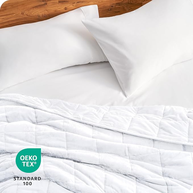 Bare Home Weighted Blanket King Size 25lb - Image 7