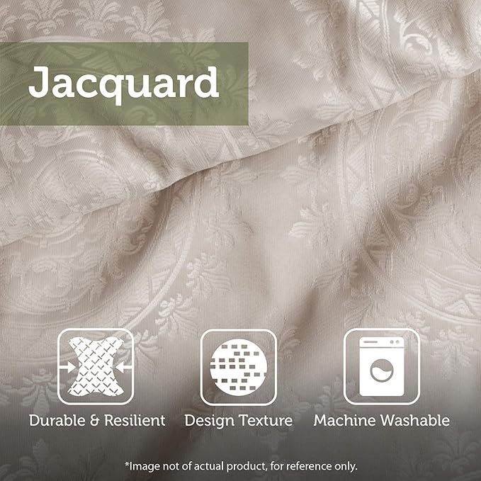 Madison Park Quilt Set Luxurious Jacquard Stripes Design - Image 7