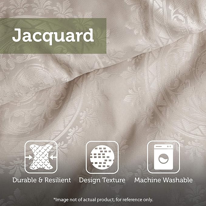 Madison Park Quilt Set Luxurious Jacquard Stripes Design - Image 7