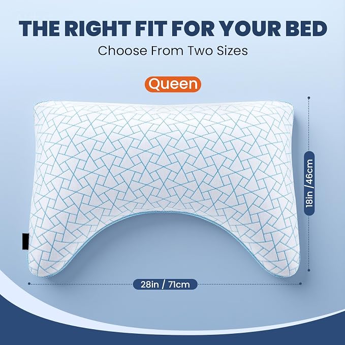 A-Pce Adjustable Pillow, Queen Size Bed Pillows - Image 5