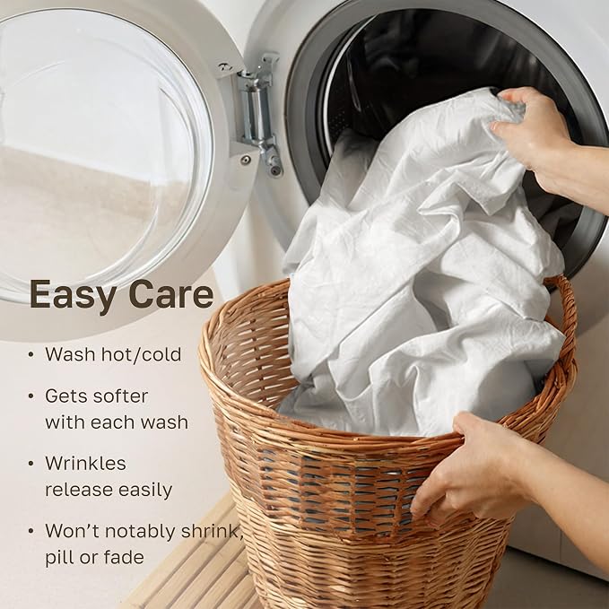 California Design Den Queen Bed Sheets Set - Image 7