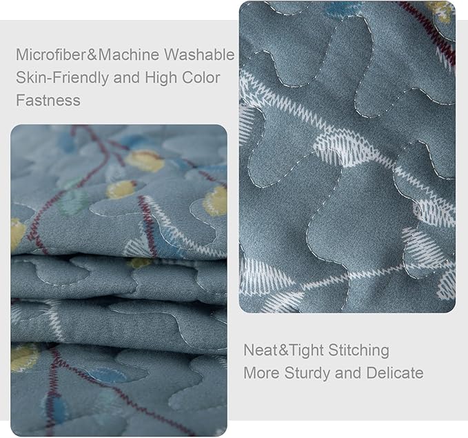 Exclusivo Mezcla Reversible Boho Quilts Queen Size - Image 5