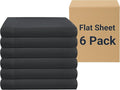 ZPECC Bulk Flat Sheets Only Queen Size 6 Pack, Easy Sort Top Bed Sheet by by ZPECC-ABrandThatHasBeenFocusedOnBabyProductsFor18Years