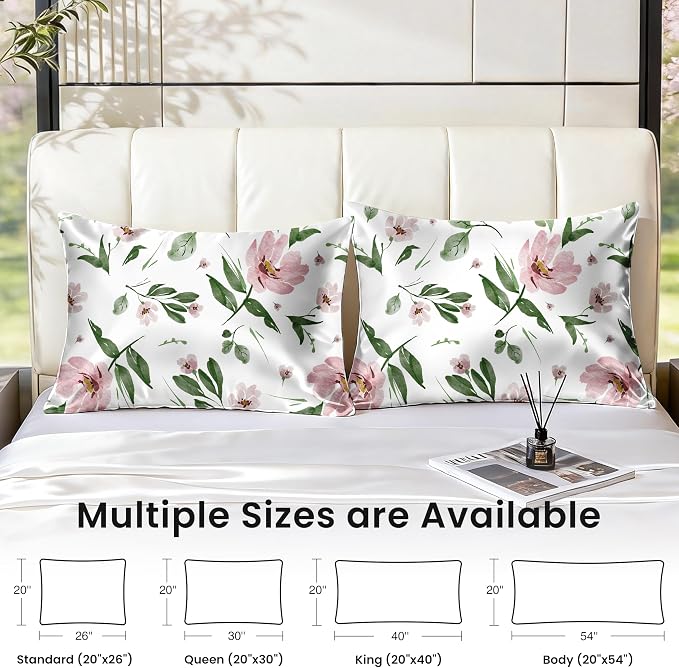 EXQ Home Satin Pillowcase for Hair and Skin Queen - Image 7