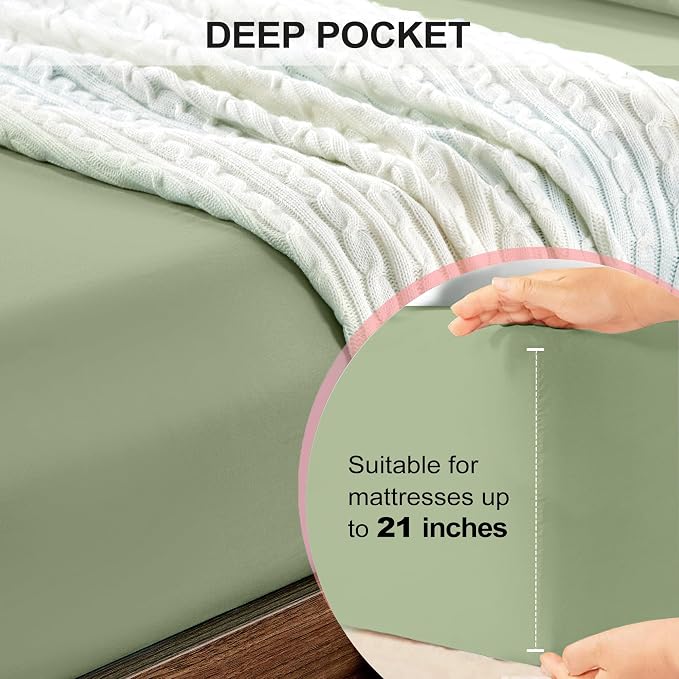FreshCulture Twin XL Fitted Sheet Only - Image 4