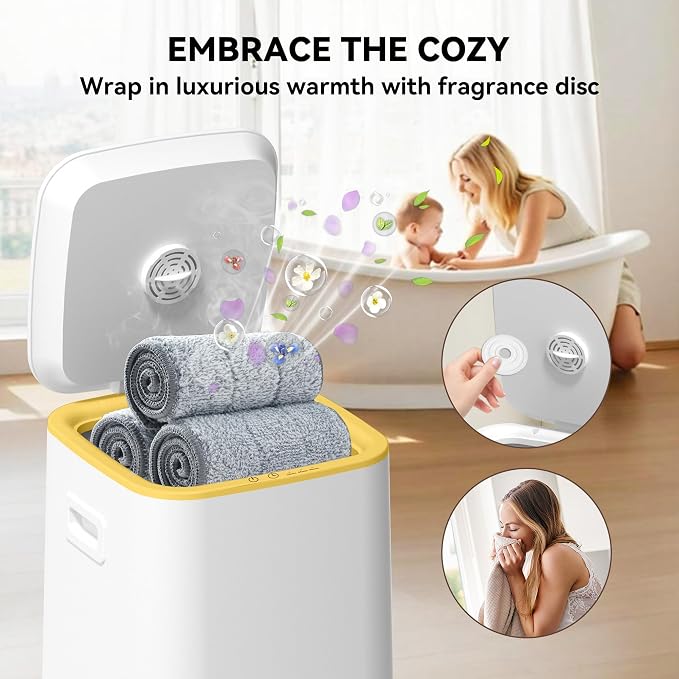 Large Towel Warmer for Bathroom, Unlimited Heating Heated Towel Warmers Bucket - Image 4