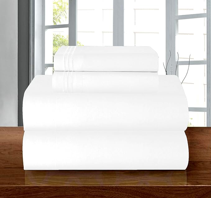 Elegant Comfort Luxury 1500 Premium Hotel Quality Microfiber 4-Piece Sheet Set - Image 2