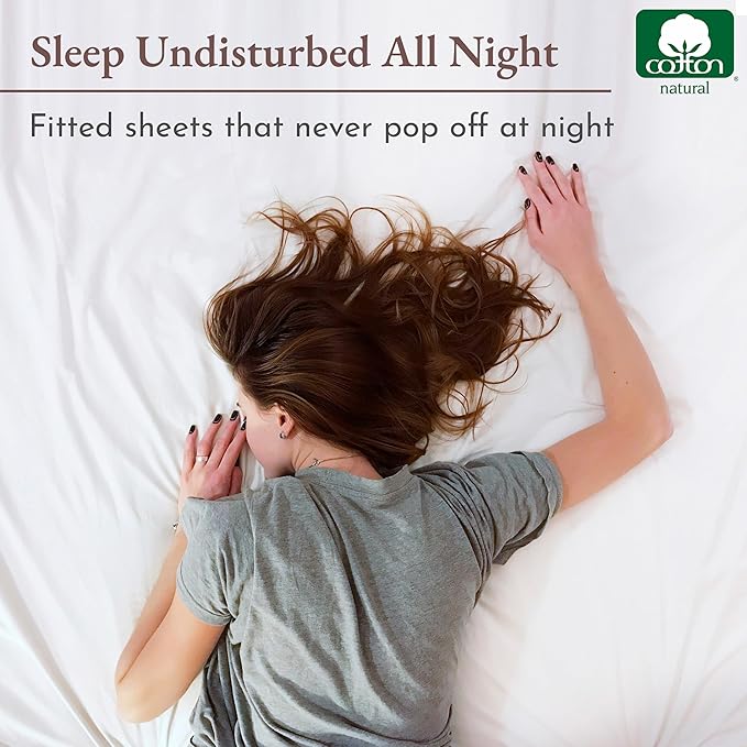 California Design Den Twin XL Fitted Sheets 2 Pack - Image 6