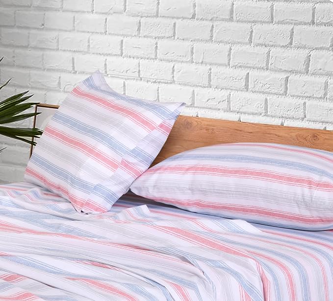 RUVANTI 100% Cotton Sheets – Twin XL Size Percale Bedding, Cooling & Breathable - Image 7