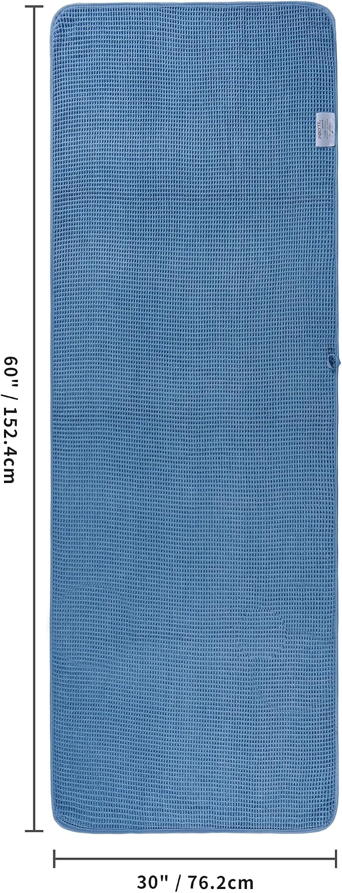 POLYTE 430 GSM Microfiber Oversize Quick Dry Lint Free Bath Towel, 60 x 30 in - Image 3