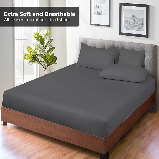 Royale Linens Fitted Sheet Full - Image 4