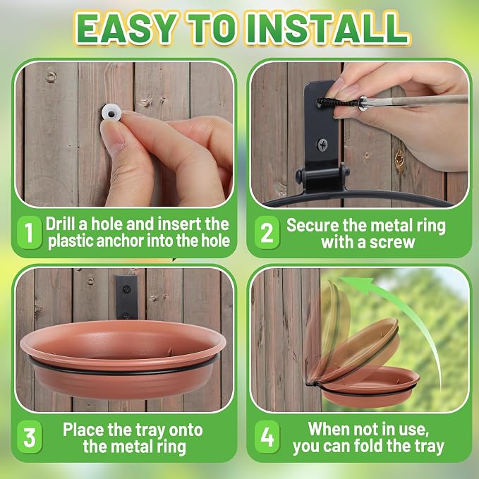 Fence Bird Feeders Tray - Image 7