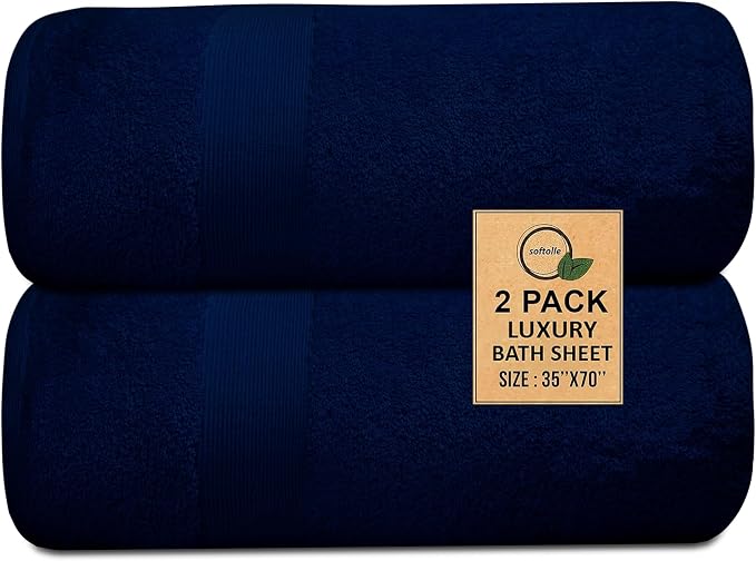 Softolle 100% Cotton Luxury Bath Sheets - Image 7