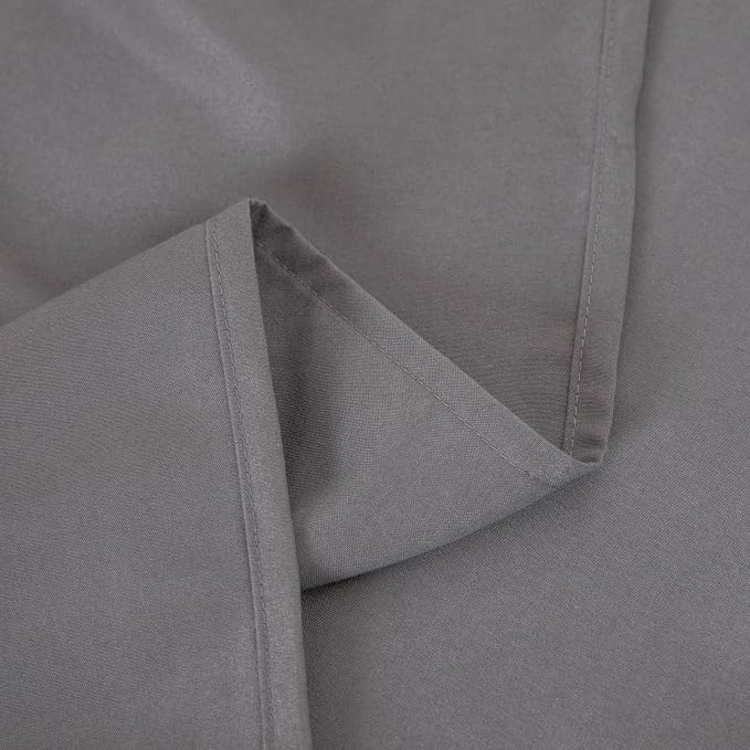 Twin Flat Sheet Only，66x96Inch Dark Gray - Image 7