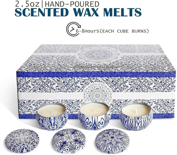 YOROXRG Scented Candles Gifts Set 16 Pack Soy Wax Travel Tin Jar Candles - Image 5
