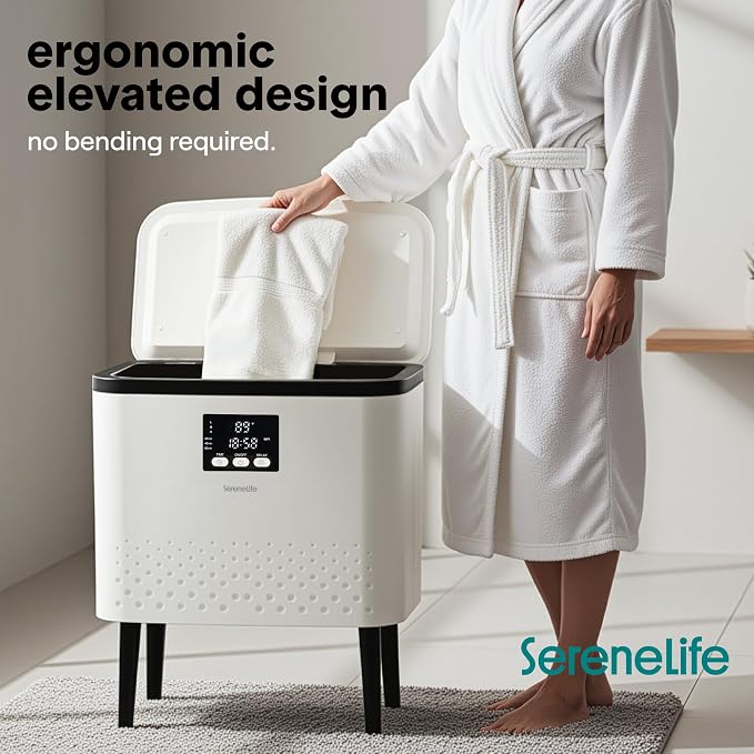 SereneLife WiFi-enabled Towel Warmer Bucket, 20L Large Capacity heater bucket - Image 3