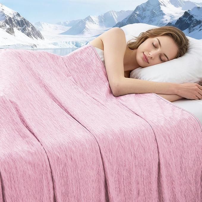 Cooling Blanket King Size, Cold Blanket Thin Lightweight Breathable Soft by PENGZHUTECHNOLOGY