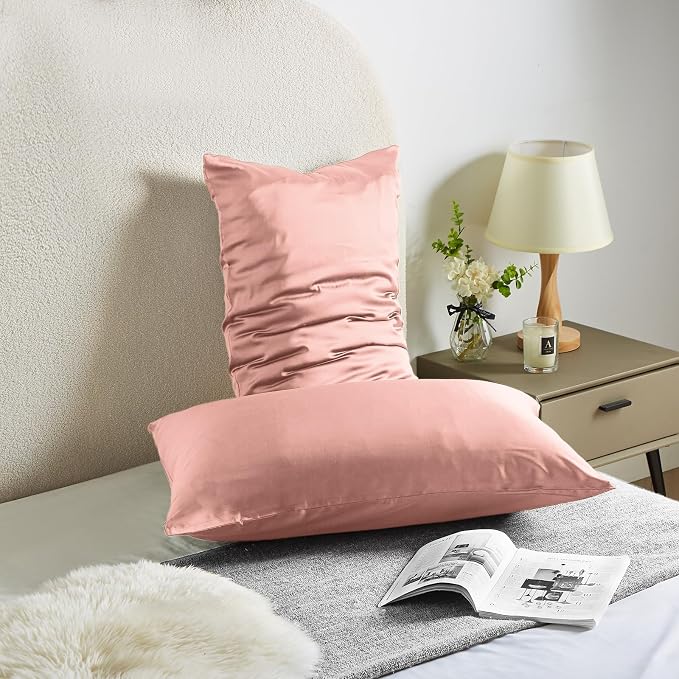 Silk Pillowcase for Hair and Skin Mulberry Silk Pillowcase Soft Breathable - Image 2