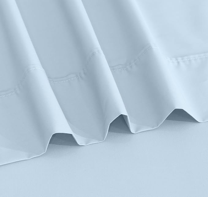 RUVANTI 100% Cotton Sheets – Split King Size Percale Bedding, Cooling & - Image 8