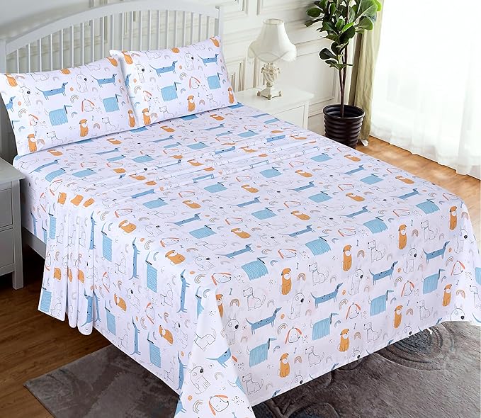 RUVANTI 100% Cotton Sheets – Full Size Percale Bedding, Cooling & Breathable - Image 2