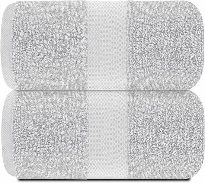 White Classic Luxury Soft Bath Sheet Towels - Image 2