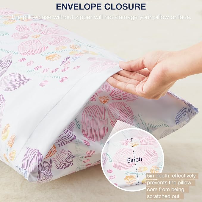 EXQ Home Satin Pillowcase for Hair and Skin Queen - Image 4