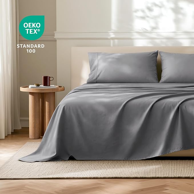 Bare Home King Flat Sheet - Image 4