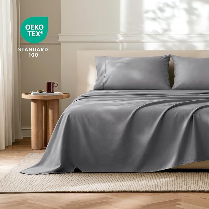 Bare Home Queen Flat Sheet - Image 4