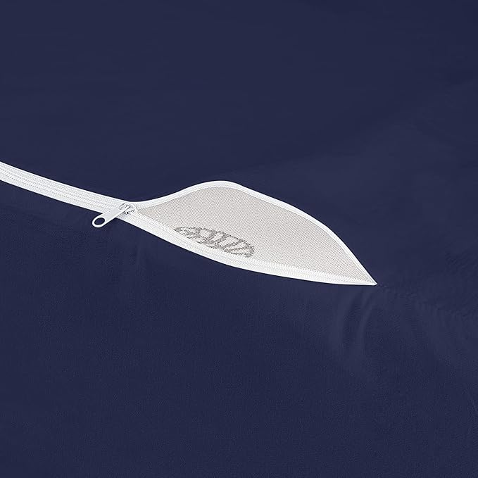 CirclesHome Wedge Pillow Cover 100% Cotton, Zippered Wedge Pillow Case Protector - Image 7