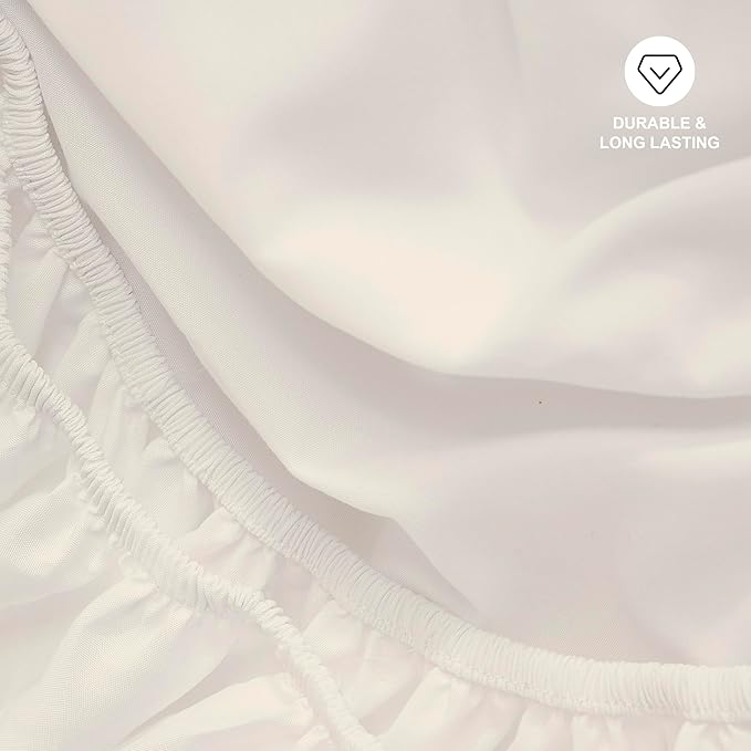 Hotella 100% Microfiber 39"x80" Twin XL Fitted Sheet Only, Hotel Quality Stay - Image 6